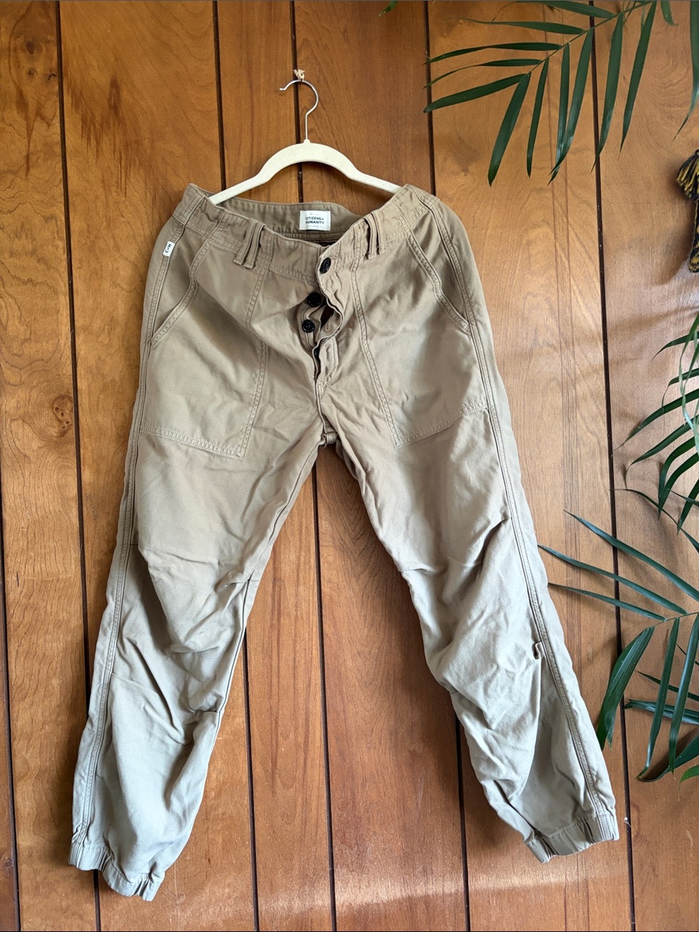 Citizens Of Humanity Tan Utility Cargo Pants